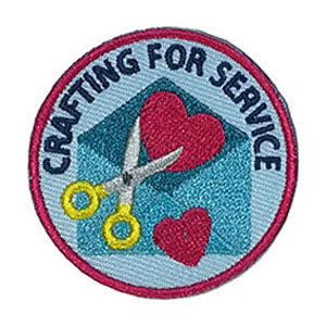 Girl Scout Crafting for Seniors Patch
