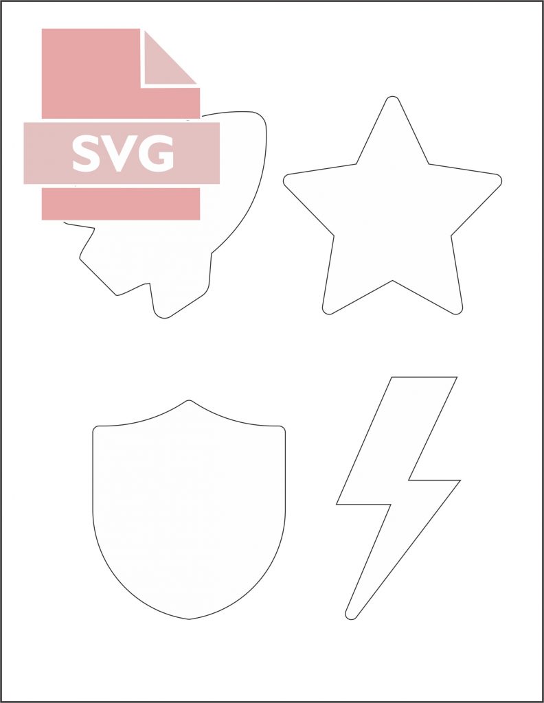 SVG file for superhero Capes