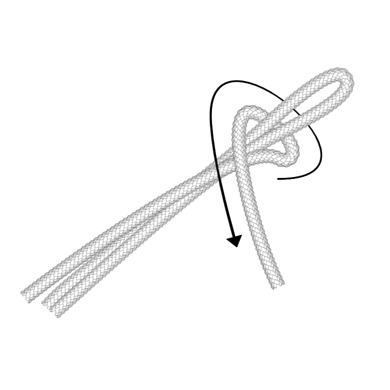 Black and white illustration of a hand-drawn paracord survival bracelet -  parachute cord bracelet, snake knot with ball and loop closure, isolated on  a white background Stock Illustration