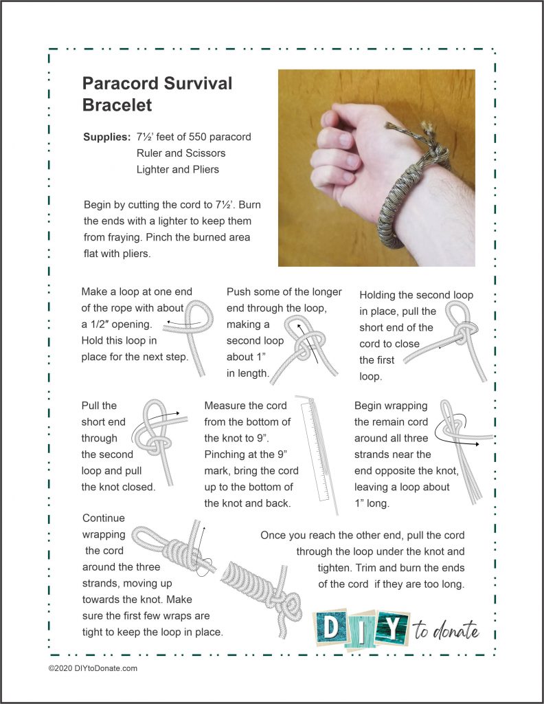 EMS Survival Bracelet Pictorial