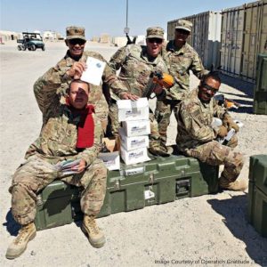 Where to send handmade items to the military