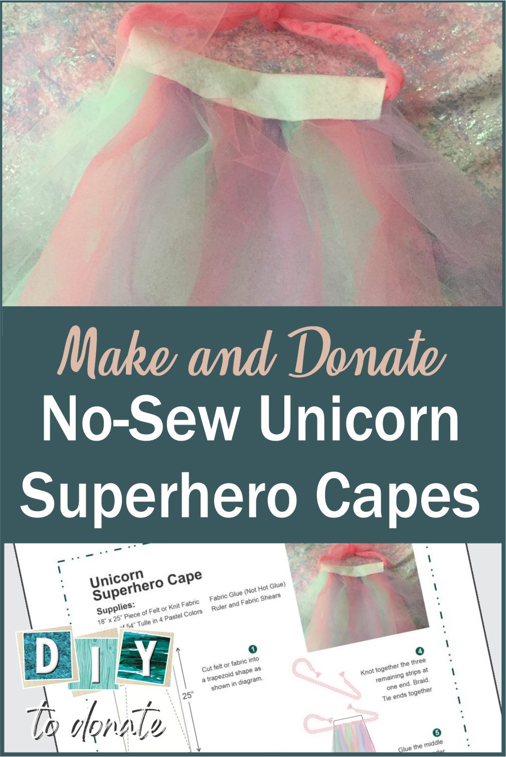 When you make a unicorn superhero cape and give it to a little girl it has the power to make her feel that anything is possible. #diytodonate #unicorns #magic #unicornmagic #unicorncape #diy #donate #giveback #powerful #girlpower #anythingispossible #believe