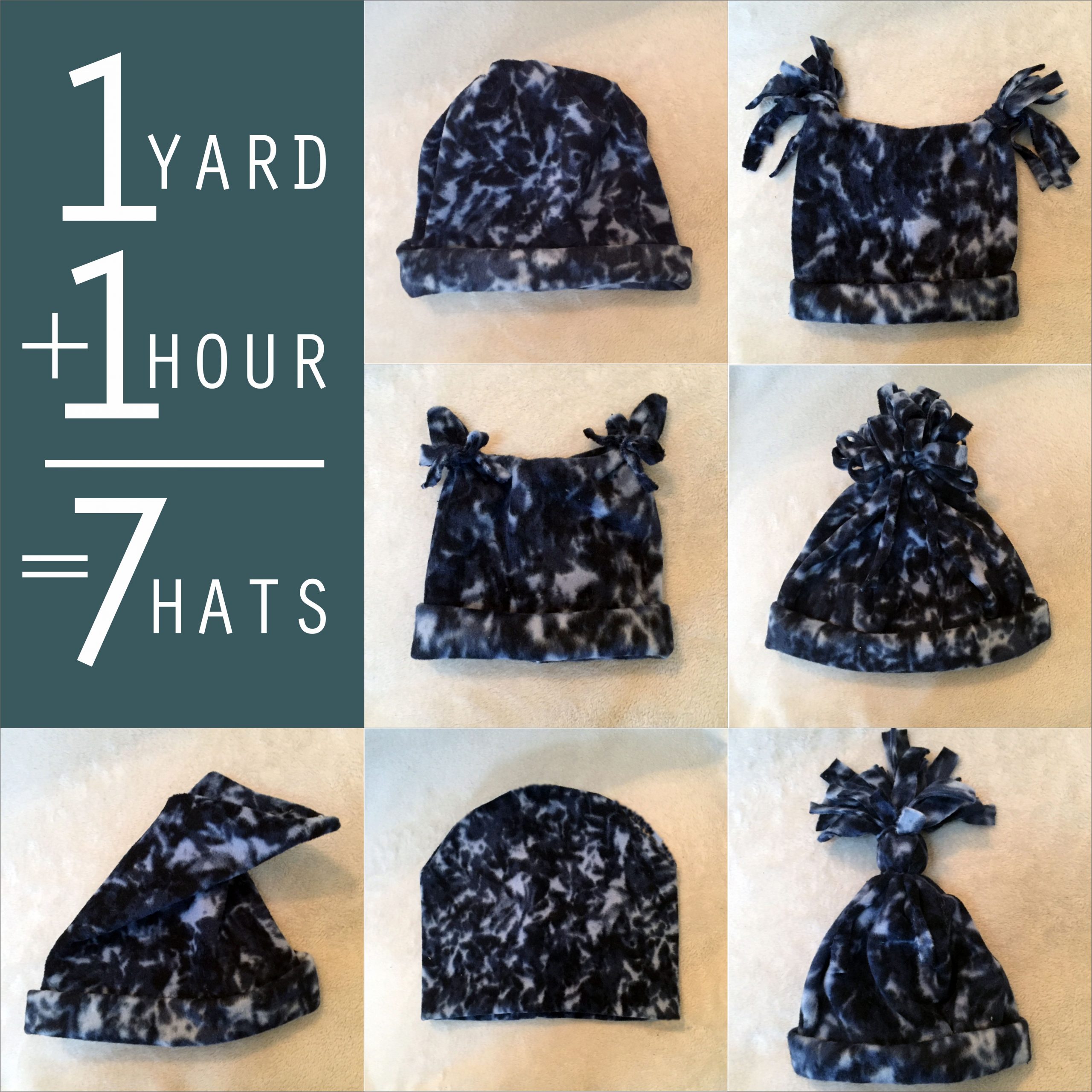Make and Donate Fleece Hats