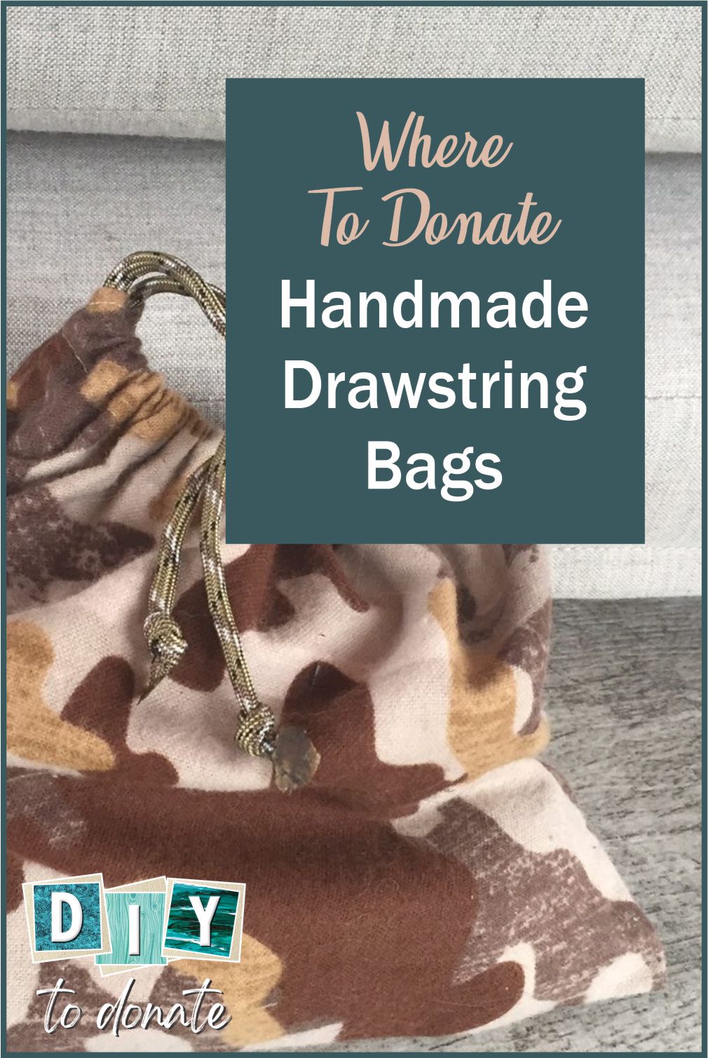 Our soldiers usually don't have much space to keep their small personal items. Handmade drawstring bags are the solution. #diytodonate #diy #bags #drawstringbags ##donate #giveback #helpers #community #communityservice #handmade