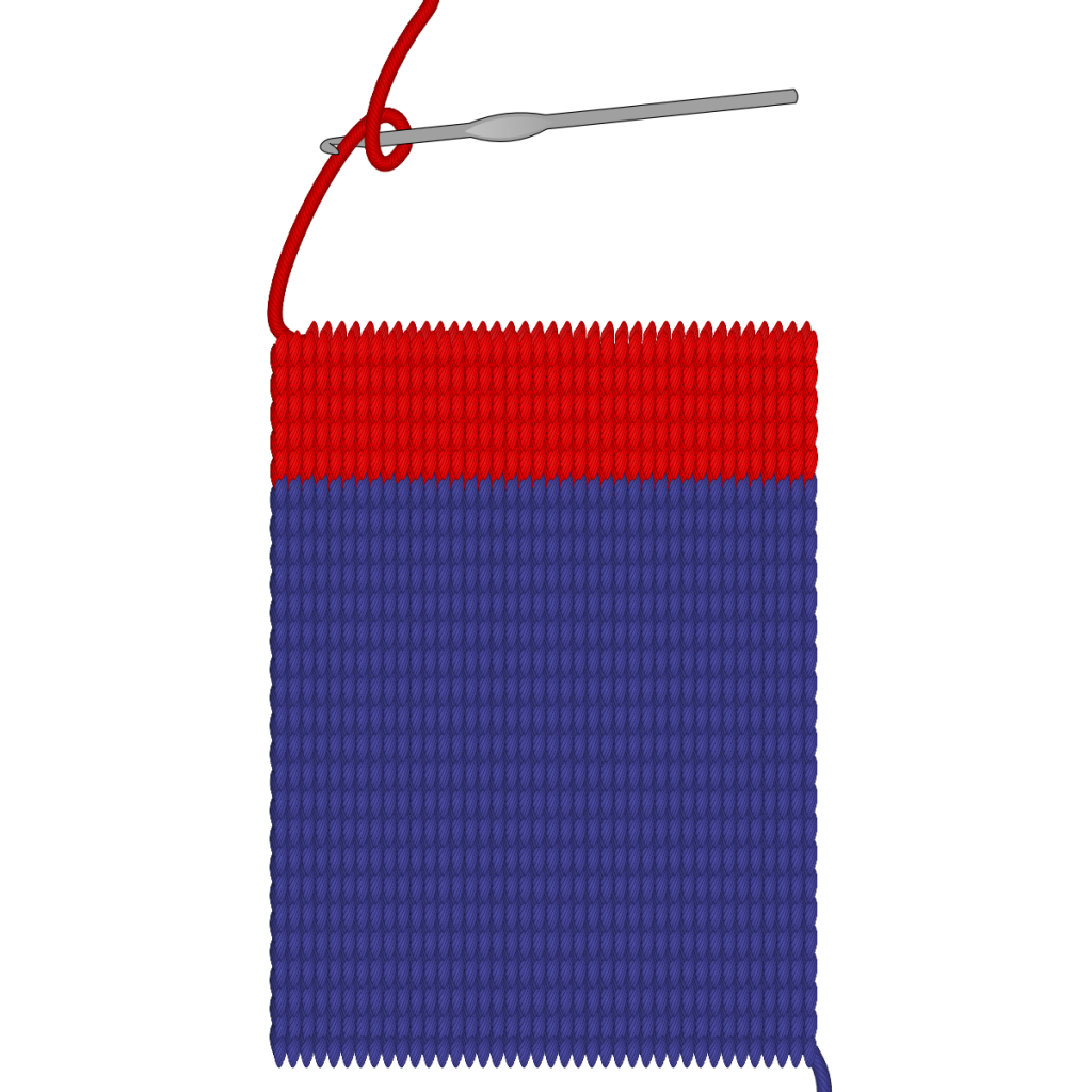 DIY Patriotic Crochet Scarf