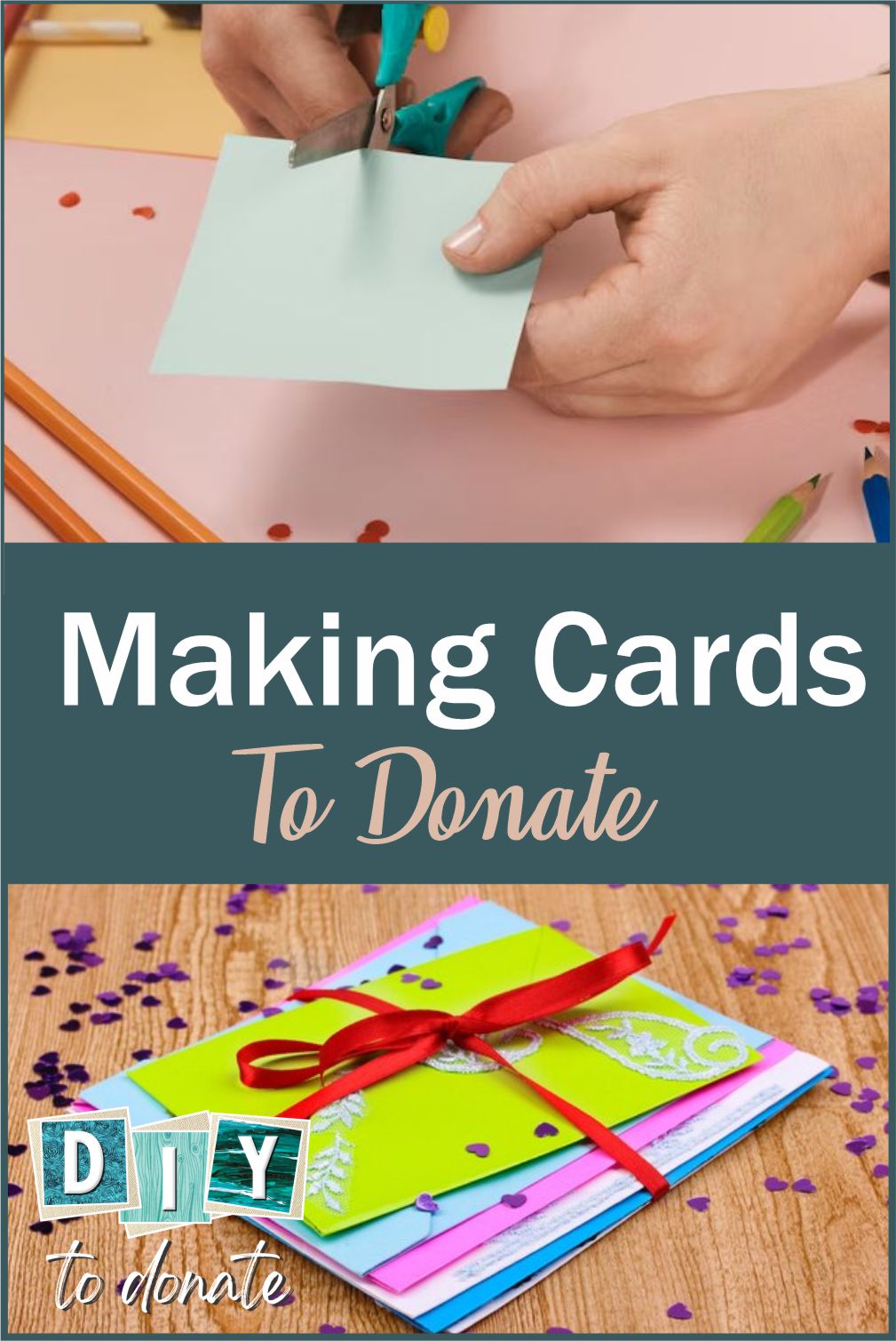 Making Cards with Kids to Donate (Including Free Printables)